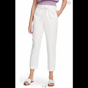 1. State Tie Waist Tapered Trousers